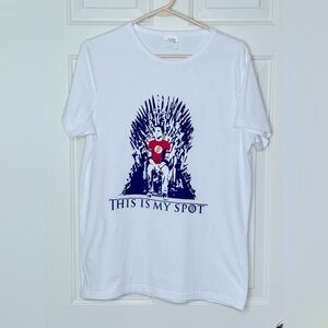 HILLBILLY This Is My Spot Sheldon Cooper T-shirt Large